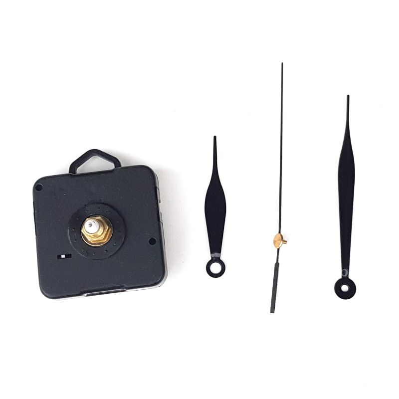 Hodinový strojek krátká osa + ručičky karo 9,2mm
