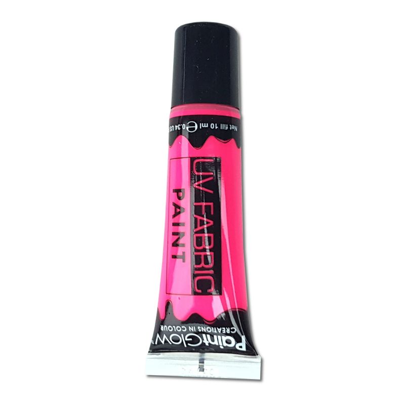 Barvy na textil UV neon 13 ml - růžová
