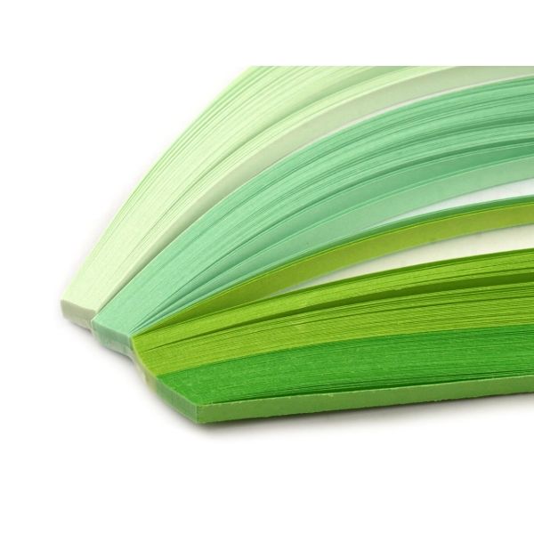 Proužky na Quilling 4mm 200ks zelená
