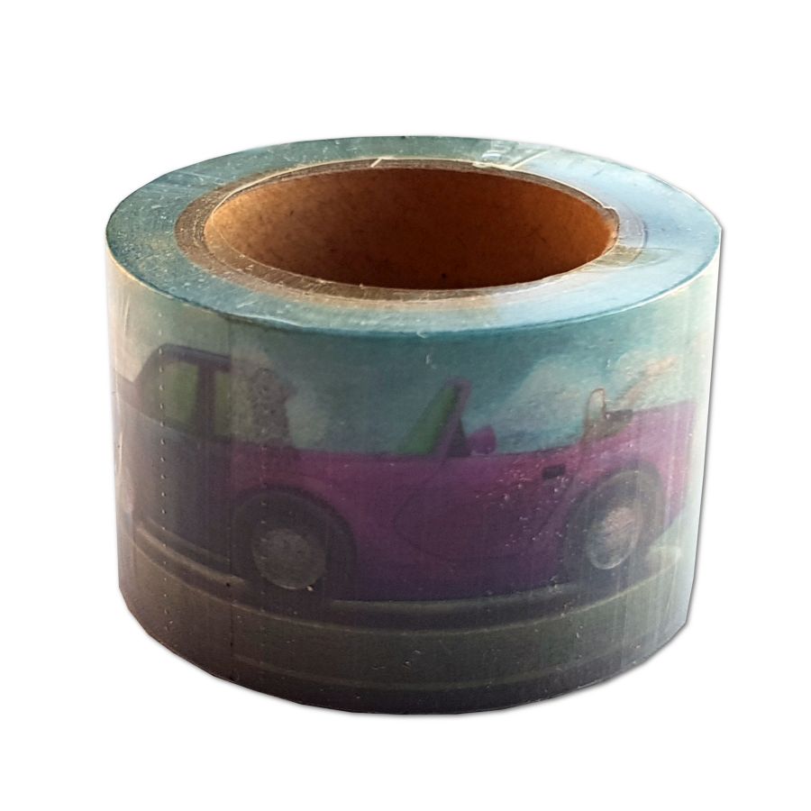Lepící paska WASHI 30mmx10m Autička