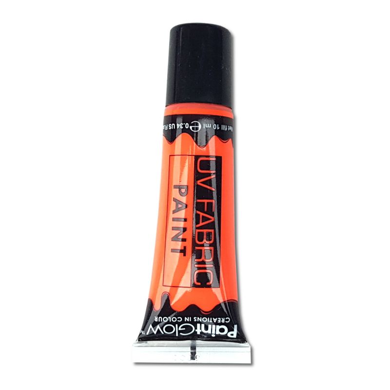 Barvy na textil UV neon 13 ml - oranžová