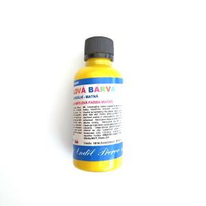 Akrylová barva žlutá-matná, 50g