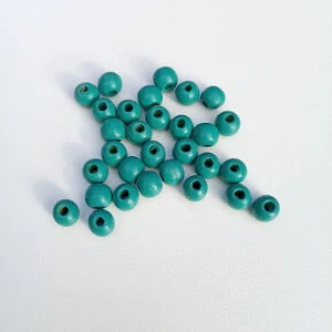 Korálky kulička 10 mm – petrolejová 50 ks