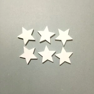 Hvězdičky bílé 3 cm- 6 ks