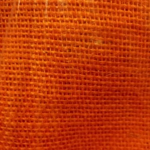 Jutová tkanina, 1,3x1m-oranžová