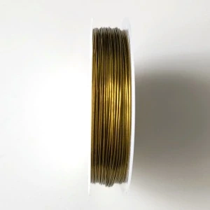 Dekorační drátek pr. 0,5mm zlatý 10m