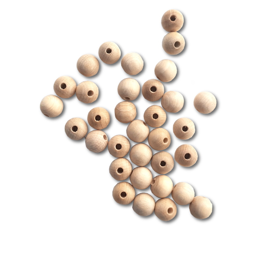 Korálky kulička pr.12mm, dírka 3mm, 50ks