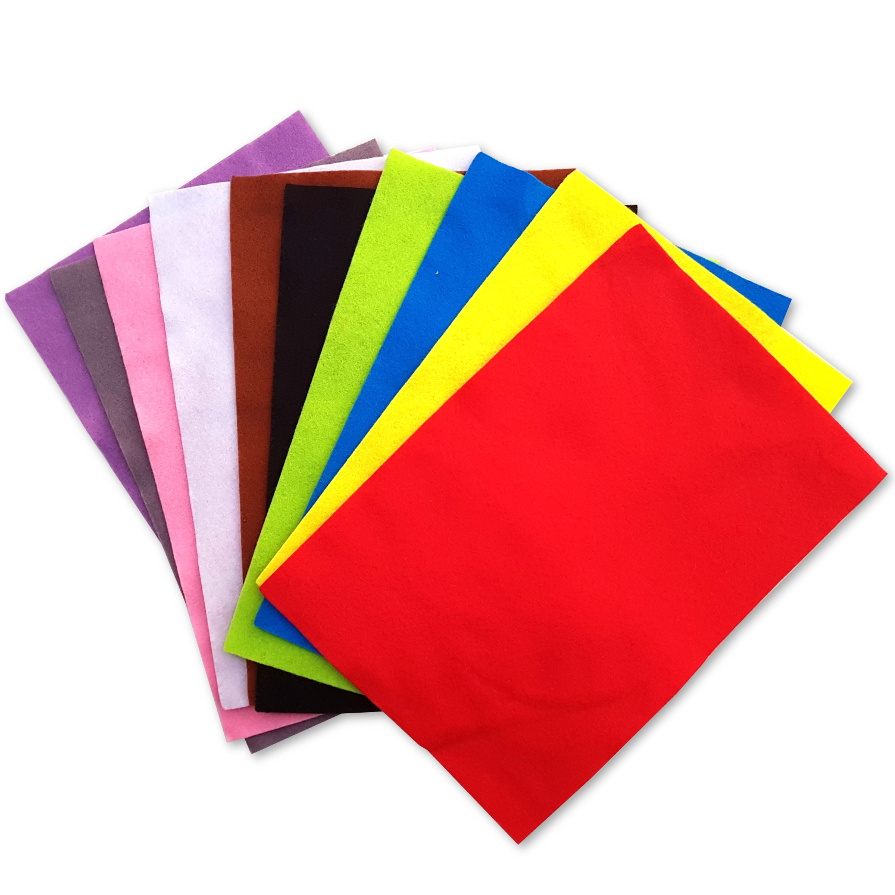 Filc 180g 30x20cm sada 10 barev