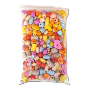 Korálky různé pastelové 250g