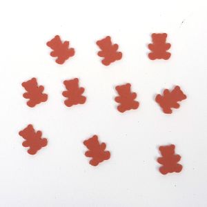 Medvídci z pěnovky hnědé 25mm 10ks