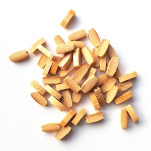 Korálky 17x8x5 mm bambusové 50 ks