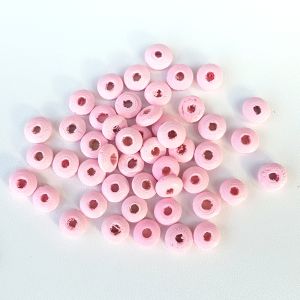 Korálky disk pr.10 x 4mm pastelově růžová 50 ks