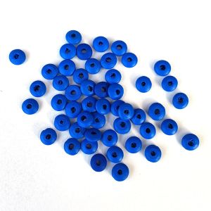 Korálky disk pr.10 x 4mm modrá tm 50 ks