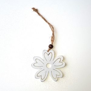 Kytka dřevěná 6,5cm - 1ks