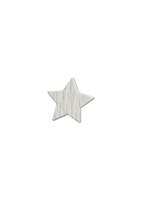 Hvězdička nalepovací 3cm - bílý 1ks