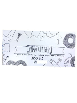 Dárkový šek 250 Kč