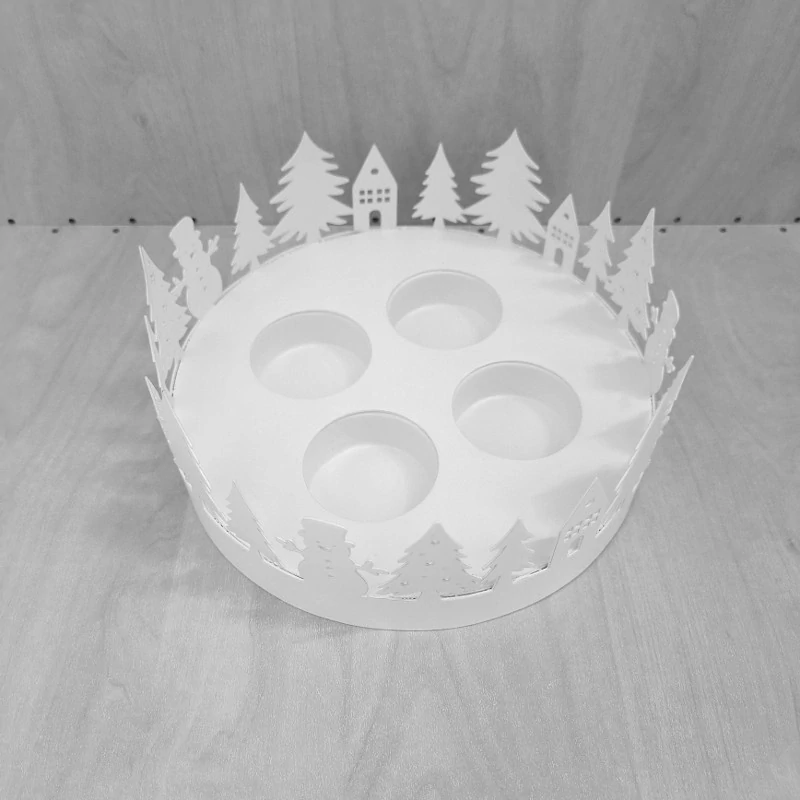 Svícen na 4 svíčky pr.16cm, výška 7cm
