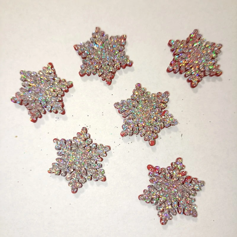 Vločka třpytky měnící (holografické) 2cm, 6ks