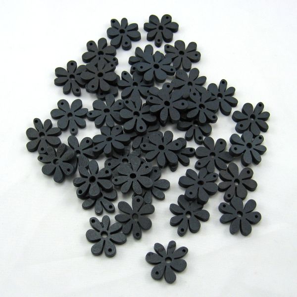 Květ 25 mm plný šedý - 5 ks