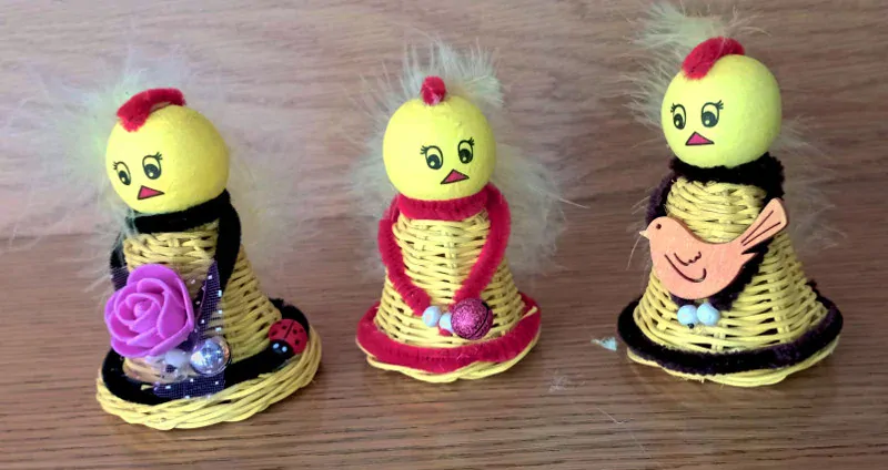 Vatová kulička 30mm s obličejem 100AB