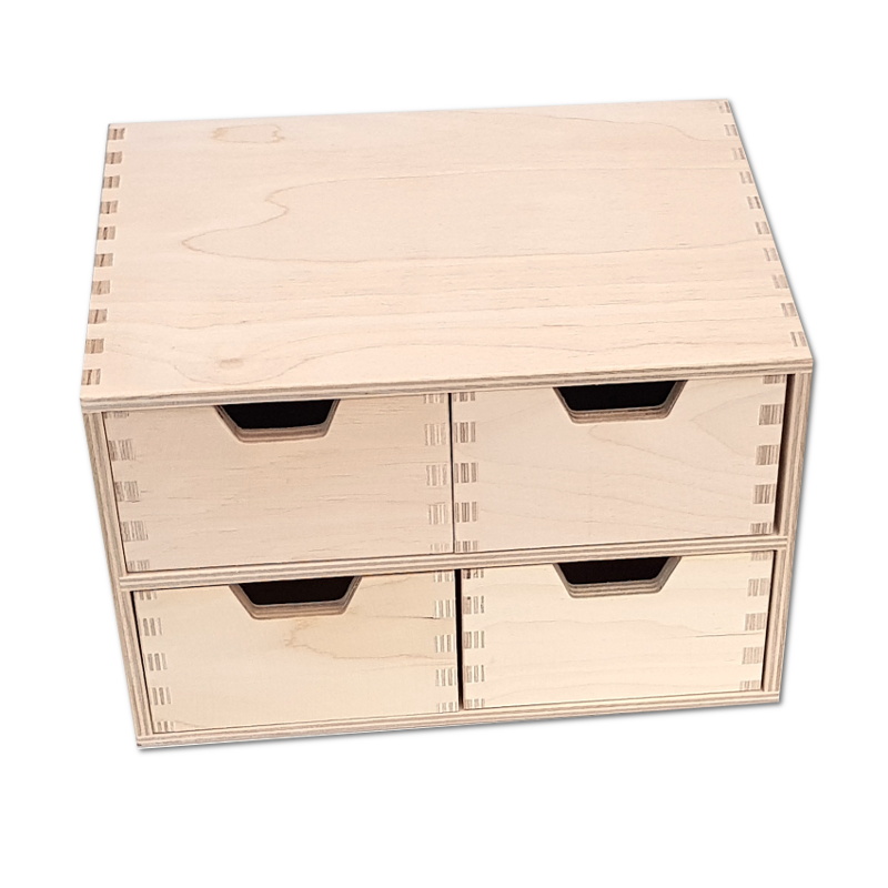 Organizer 4 šuplíky 28,5x20,5cm