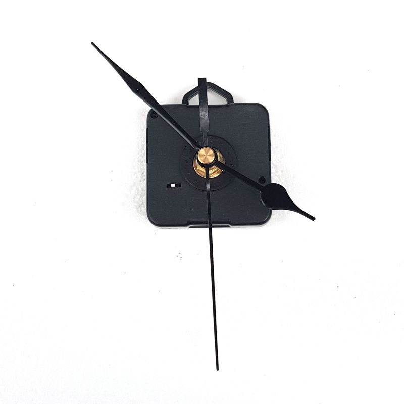 Hodinový strojek dlouhá osa + ručičky kapka 7,2cm