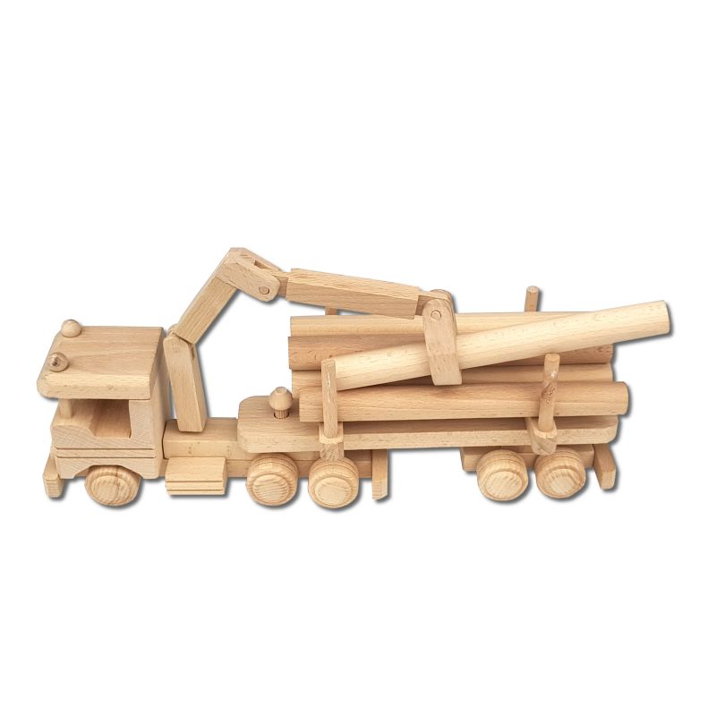 Nákladní auto se dřevem 355x90x100mm
