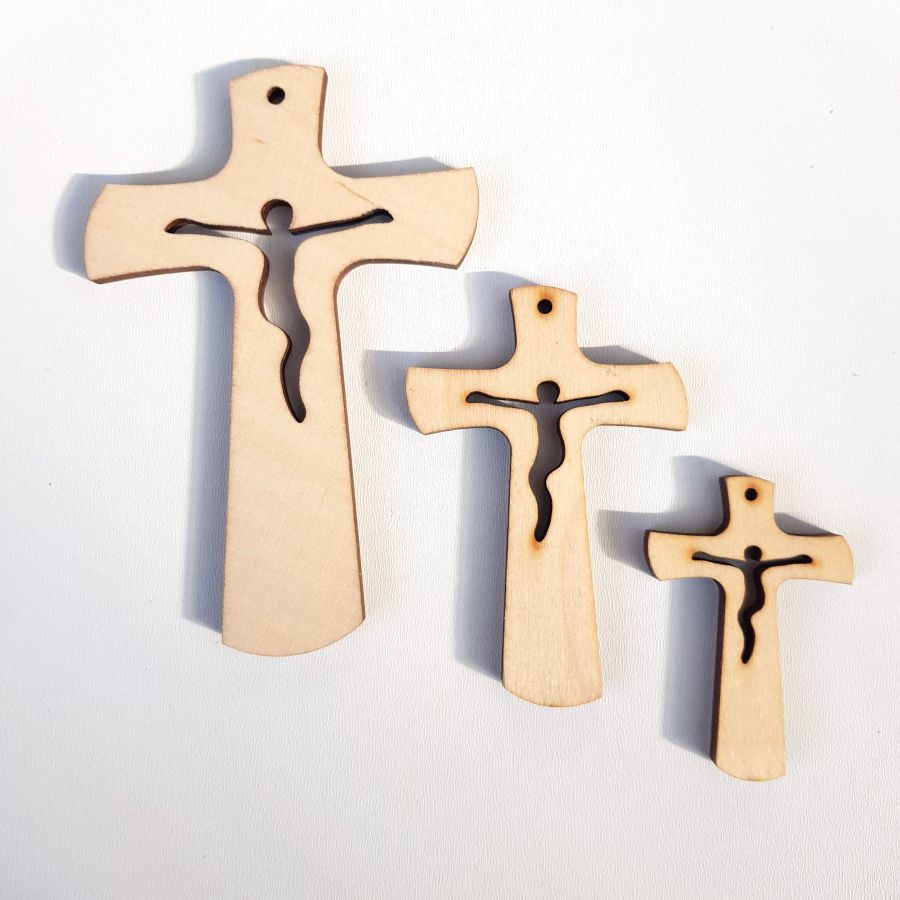 Kříž dřevěný 10cm