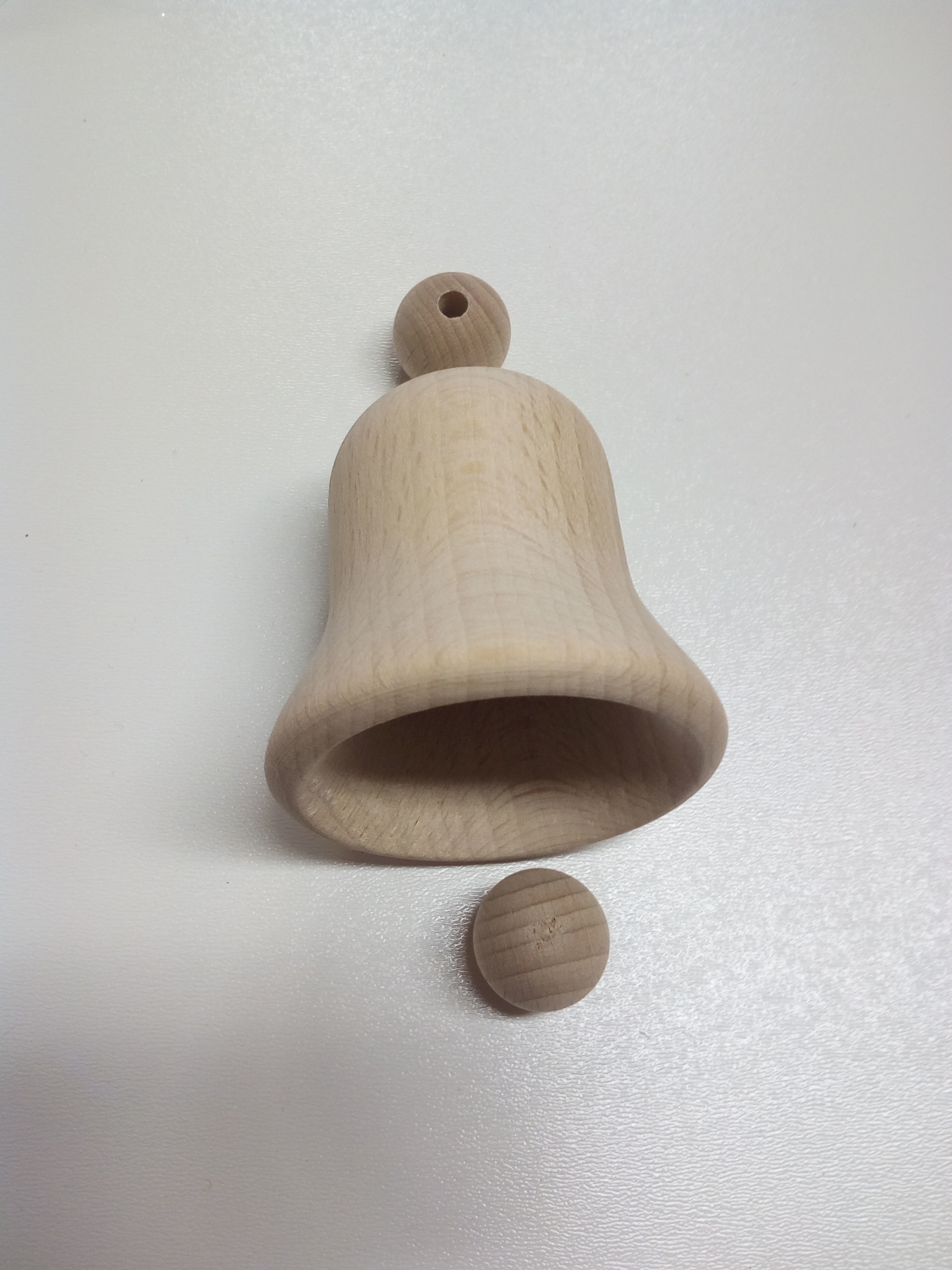 Dřevěný zvoneček 5cm