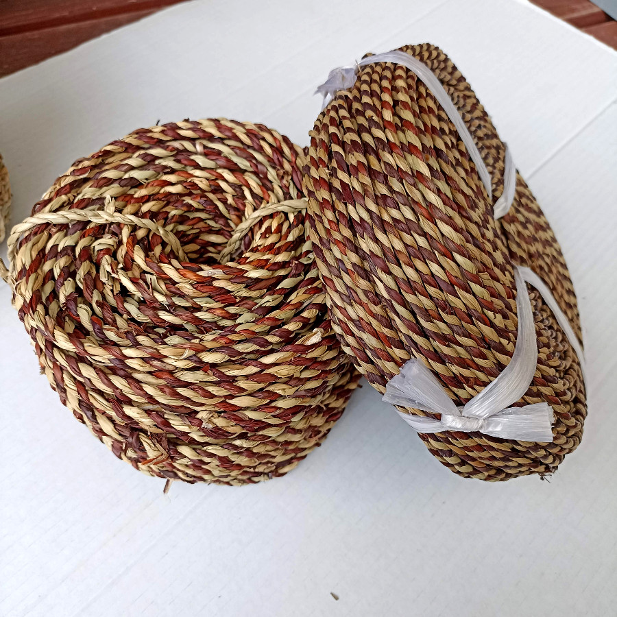 Elhar šňůra přírodní/hnědá AB 3-5mm 400-520g