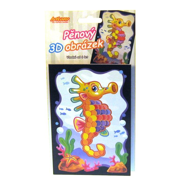 Pěnový 3D obrázek Koník