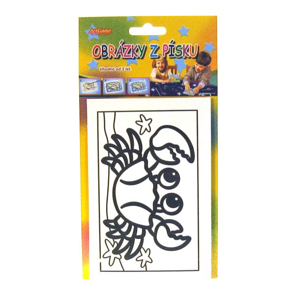 Obrázek z písku Krab