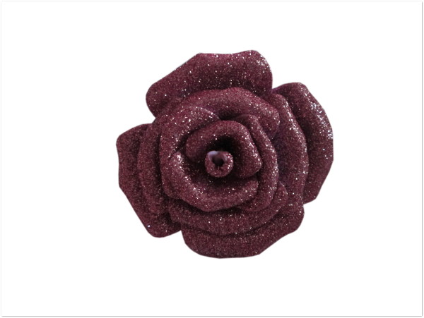 Pěnovka Moosgummi 2mm 30x20cm třpyt černá