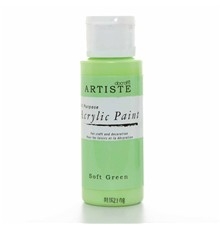 Akrylová barva ARTISTE základní světle zelená 59ml