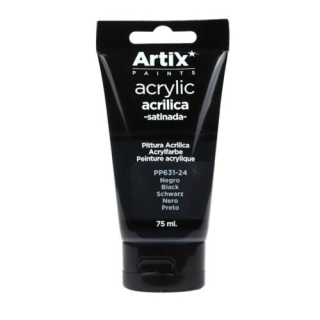 Akrylová barva Artix Paints černá 75ml